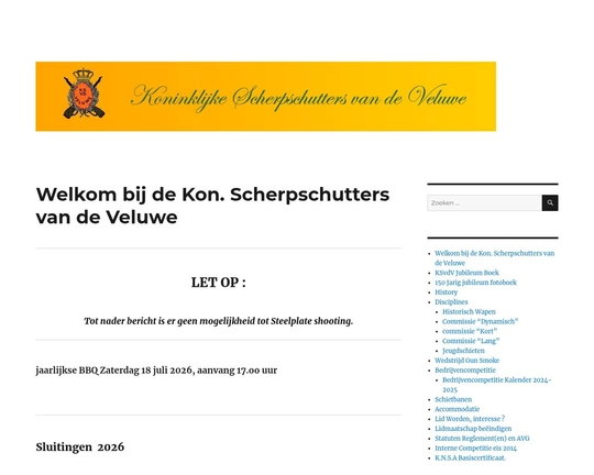 De Koninklijke Scherpschutters van de Veluwe