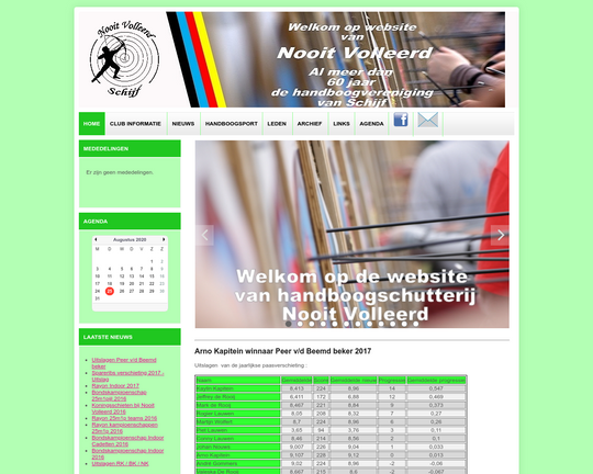 Handboogvereniging Nooit Volleerd Logo