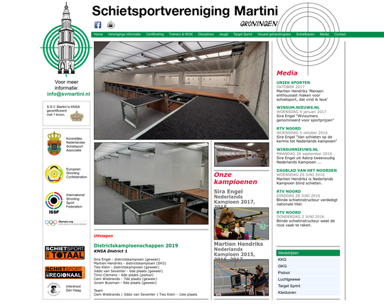 Schietsportvereniging Martini Logo
