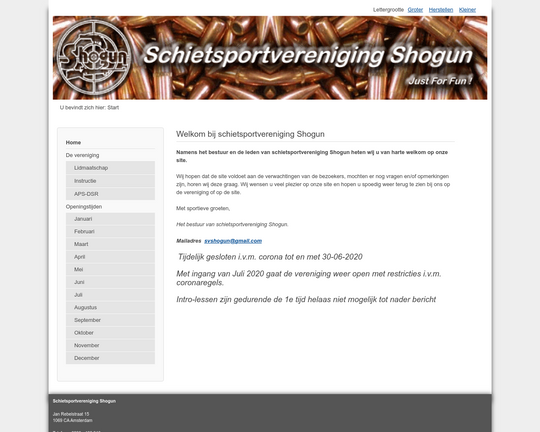 Schietsportvereniging Shogun Logo