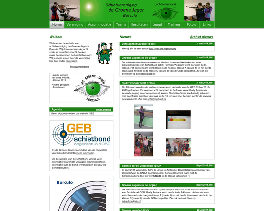 Schietvereniging De Groene Jager Borculo Logo