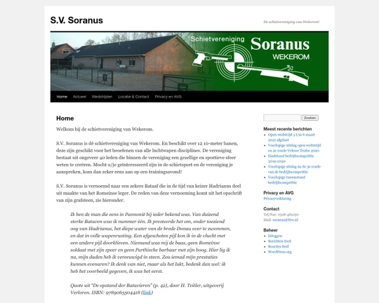 Schietvereniging Soranus Logo
