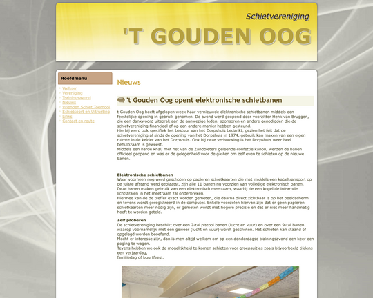 Schietvereniging t Gouden Oog Logo